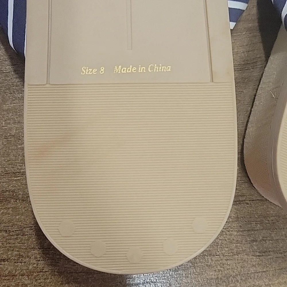 Dolce Vita Giza Knotted Platform square toe Slides-Size 8 - Picture 9 of 14